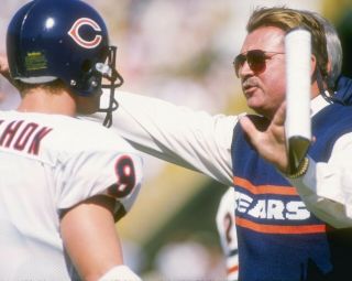Mike Ditka & Jim Mcmahon 8x10 Photo Chicago Bears Picture Nfl Football Sideline