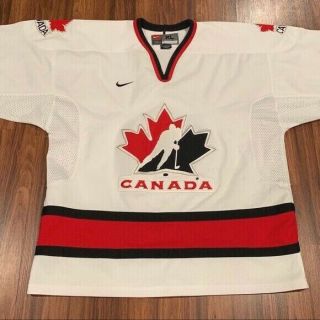 Nike Team Canada Hockey Jersey Iihf White Mens Size Xl