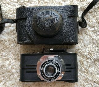 Vintage Argus A2f Camera,  Case F4.  5,  Missing Shutter Plunger