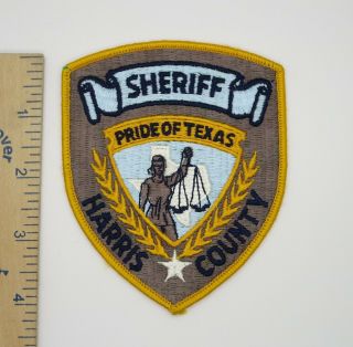 Harris County Texas Sheriff Patch Vintage
