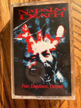 Napalm Death - Fear,  Emptiness,  Despair Vintage 1994 Cassette Tape