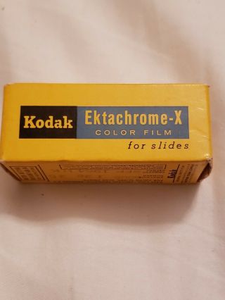 Vtg Kodak Ektachrome - X Ex 127 Camera Film For Color Slides Exp 1964