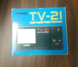 Casio Tv - 21 Portable Liquid Crystal Pocket Tv Uhf/vhf