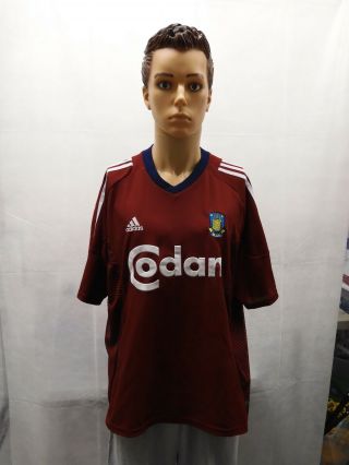 Brondby If Adidas Soccer Football Jersey Kit Mallot Shirt 2003 - 04 Xl Red