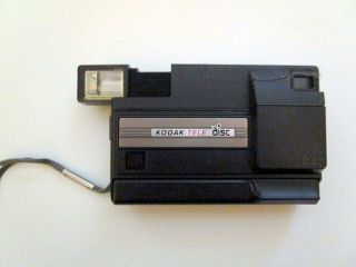 Vintage Kodak Tele Disc Camera – 1985 - with strap,  case & 6 discs 2