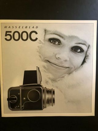 1972 Hasselblad 500c Camera Brochure