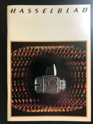 1972 Hasselblad Camera System Sales Brochure