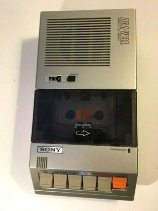 Sony Tcm - 737 Portable Cassette Recorder Tape Player Parts & Repair Only