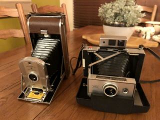 Vintage Poloroid Cameras 95a & 350 Models