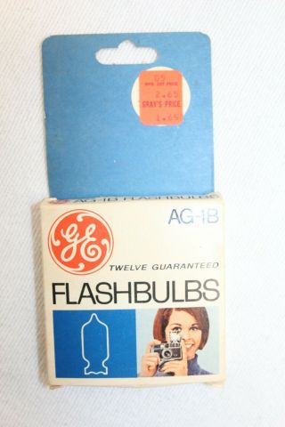 Nos Vintage General Electric Ge Ag - 1b (11) Flash Bulbs 12 Pack - Eleven Left