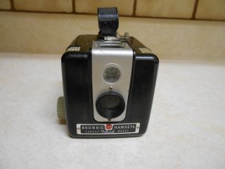 Vintage Kodak Brownie Hawkeye Flash Model Box Camera - Bakelite