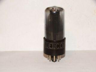 1 X 6v6gt Rca - Delco Tube Smoked Glass Very Strong 1950