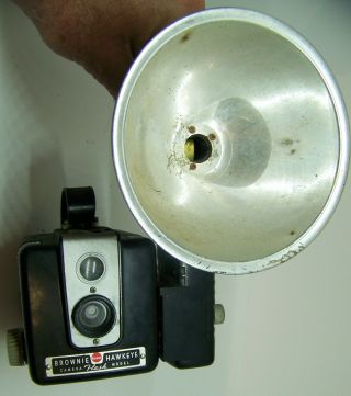 Brownie Hawkeye Kodak Vintage Camera With Flash