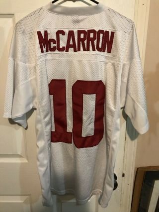 Nike Authentic Aj Mccarron 10 Alabama Crimson Tide Football Jersey Size 50