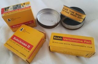 2 Kodak Kodachrome Ii Color Movie Film 8mm 1970 1 Verichcrome Pan Bw 1967 Plus