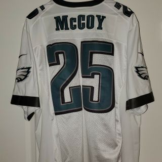 Philadelphia Eagles Lesean Mccoy 25 Jersey By Nike Size 2xl Stiched On Field