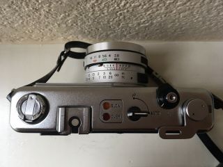 Yashica MG - 1 Rangefinder 35mm Camera with Yashinon 45mm f/2.  8 Lens AS - IS 3