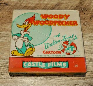 Woody Woodpecker 8mm The Cracked Nut Film Walter Lantz