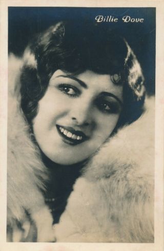 Billie Dove Actress Vintage Rppc Movie Star