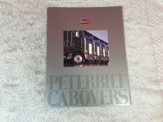 Rare 1970s Peterbilt Cab Over Trucks Dealer Sales Brochure 8 Page