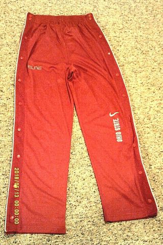 Exuc,  Ncaa,  Ohio State,  (n I K E) (elite),  Red Tearaway Pants,  Size Men 