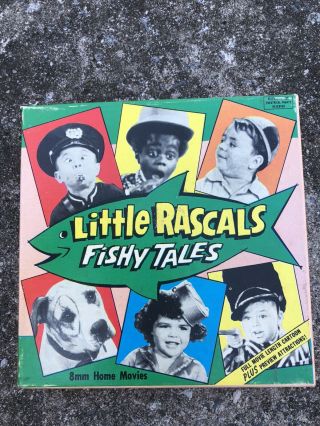 Vintage 8mm 5” Reel Official Film,  “ Fishy Tales,  Little Rascals,  213
