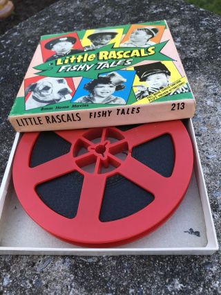 VINTAGE 8MM 5” Reel OFFICIAL FILM,  “ FISHY TALES,  Little Rascals,  213 2