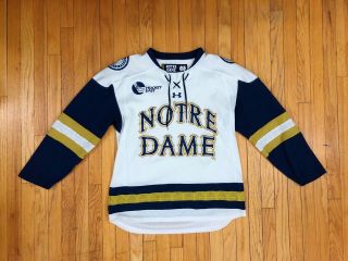 Authentic Under Armour Notre Dame Hockey Jersey Men’s Sz Med