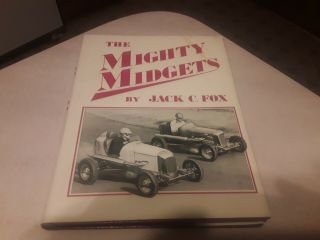 Vtg The Mighty Midgets By Jack Fox Hardback With Dust Cover Jacket 1985 Racing