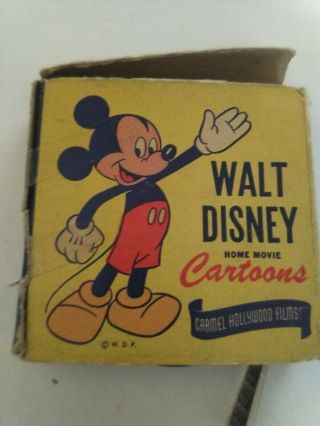 Vintage Walt Disney Home Movie Cartoons 8mm Carmel Hollywood Films Mickey Donld