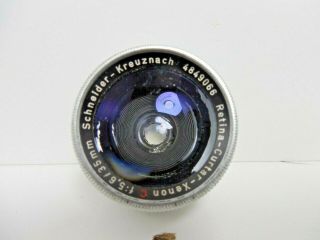 Schneider - Kreuznach Retina - Curter - Xenon F:5,  6/35mm Lens