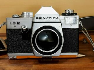 Vintage Praktica Lb2 35mm Slr Camera No Lens