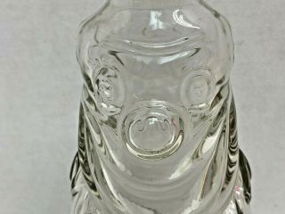 Vintage - Grapette Syrup Soda - Figural Glass Clown Bottle Bank with Lid. 2