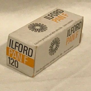 Ilford Pan F 120 B&w Film - One (1) Roll - Expired Feb 1980 - - Vintage