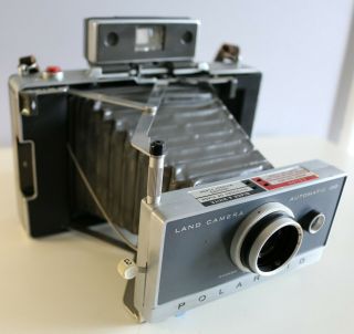 Vintage Polaroid Land Camera Automatic 100 Instant Camera Plus Cover U.  S.  A.  Made