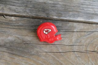 Vintage Plastic Nfl Kansas City Chiefs Helmet Push Pin/thumbtack