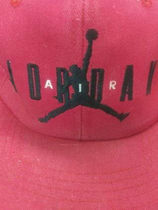 Vintage Michael Jordan Nike Red Cap