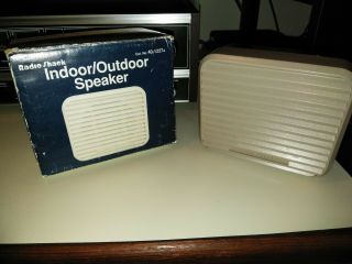 Vintage Nos Radio Shack Indoor/outdoor Communications Speaker