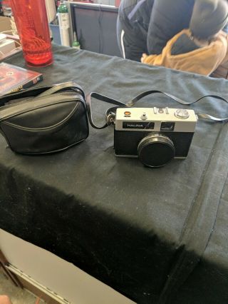 Vintage Halina 35x Film Camera Vgc With Case Instructions