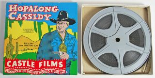 Vintage B/w Silent 8mm Film Hopalong Cassidy - Riders Of The Timberline 581