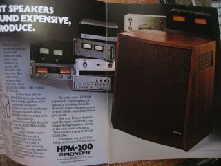 Pioneer HPM - 200 Speaker Ad 3