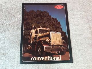 Rare 1970s Peterbilt Conventional Truck Dealer Sales Brochure 15 Page