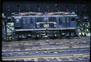 Osld Railroad Slide Cn 182 Electric At Turcot Montreal Pq 8/61