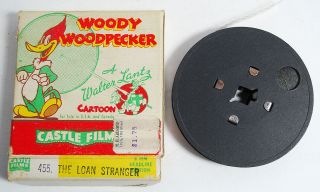 Woody Woodpecker - Vintage B/w Silent 8mm Film 50 