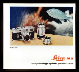 Leica Ultra Scarce M - 2 Sales Brochure English No Dealer Imprint)