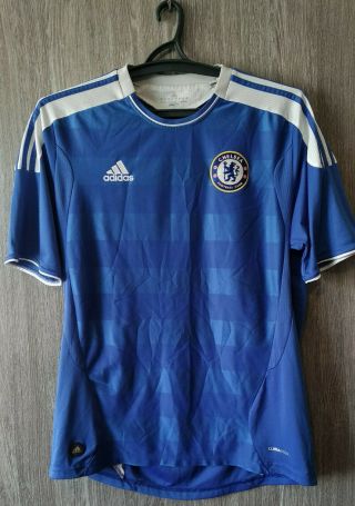Adidas Chelsea Fc 2010 - 2011 Football Soccer Shirt Jersey Training Top Size L