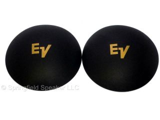 Ev Electro Voice 4 1/8 " Logo Dust Caps - Gold Logo - 2 Pack
