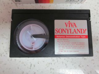 Sony Betamax Demonstration Tape.  Viva Sonyland.