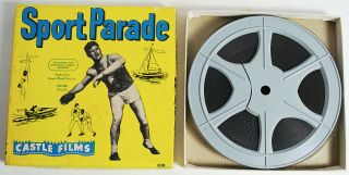 Vintage B/w Silent 8mm Film - Sport Parade - Fishing Thrills - 331