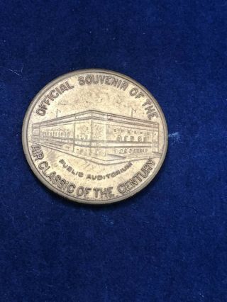 1929 National Air Races Cleveland Ohio Air Classic Of The Century Medal Airplabe